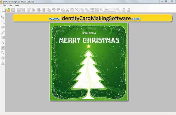 Screenshot of Greeting Card Printer