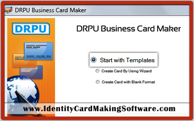 business cards making program design printable membership visiting card
