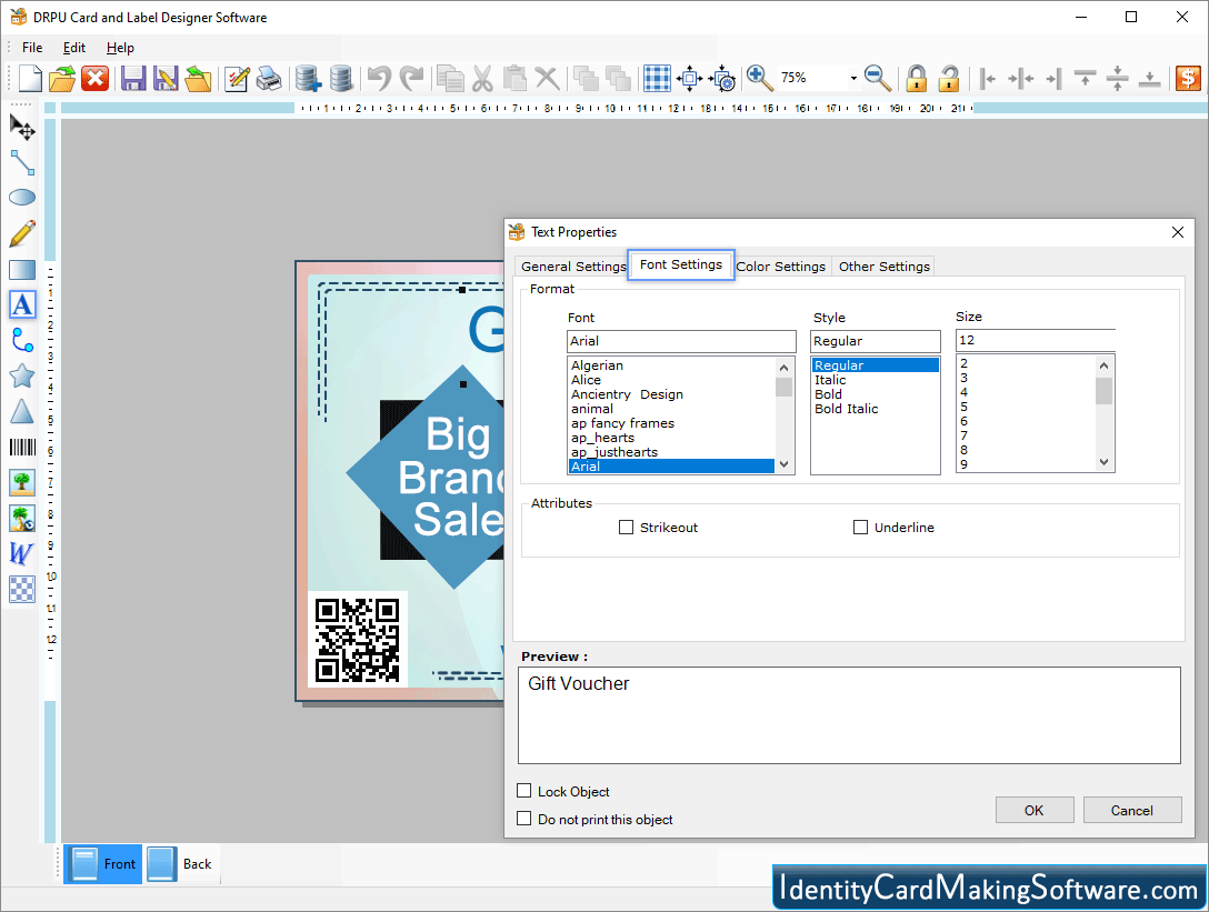 Card and Label Making Software