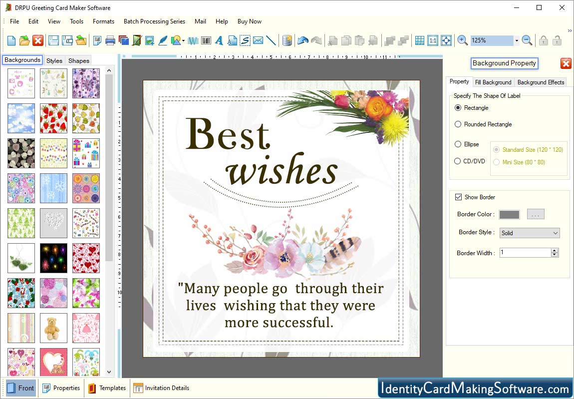 Greeting Card Making Software