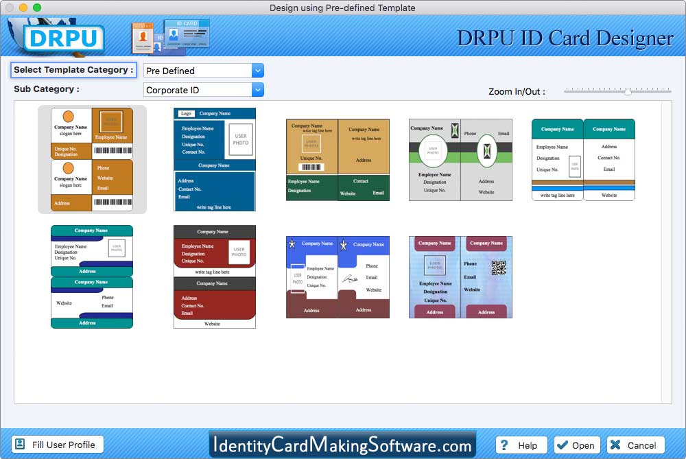 Select Template Category Select Template Category