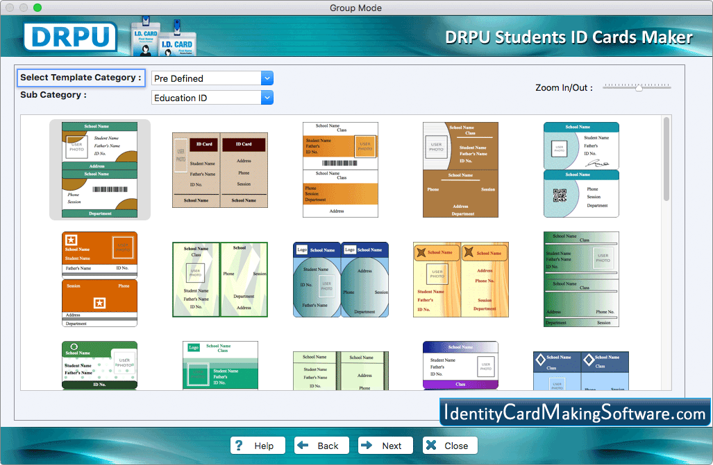 Select Pre-defined Template Select Pre-defined Template