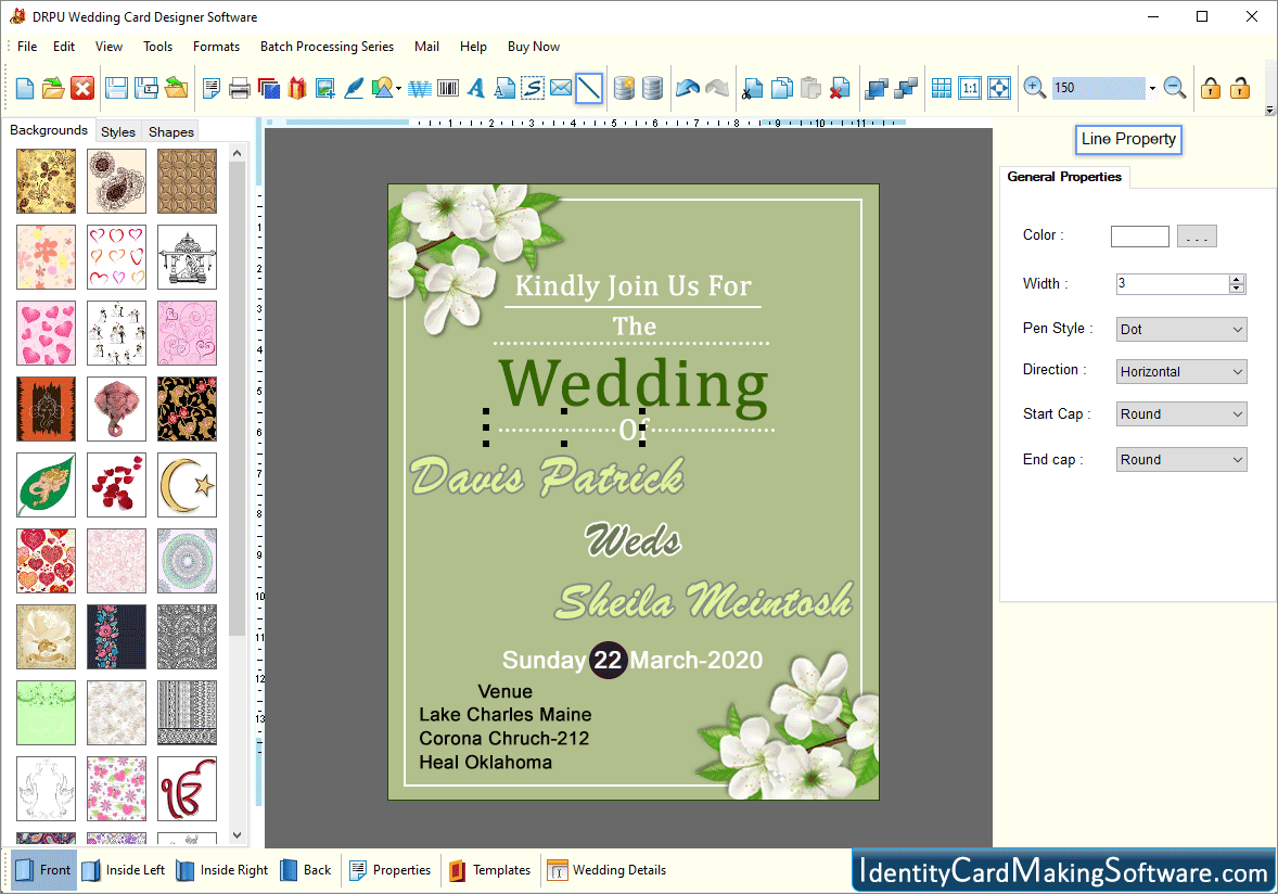 Wedding Card Making Software